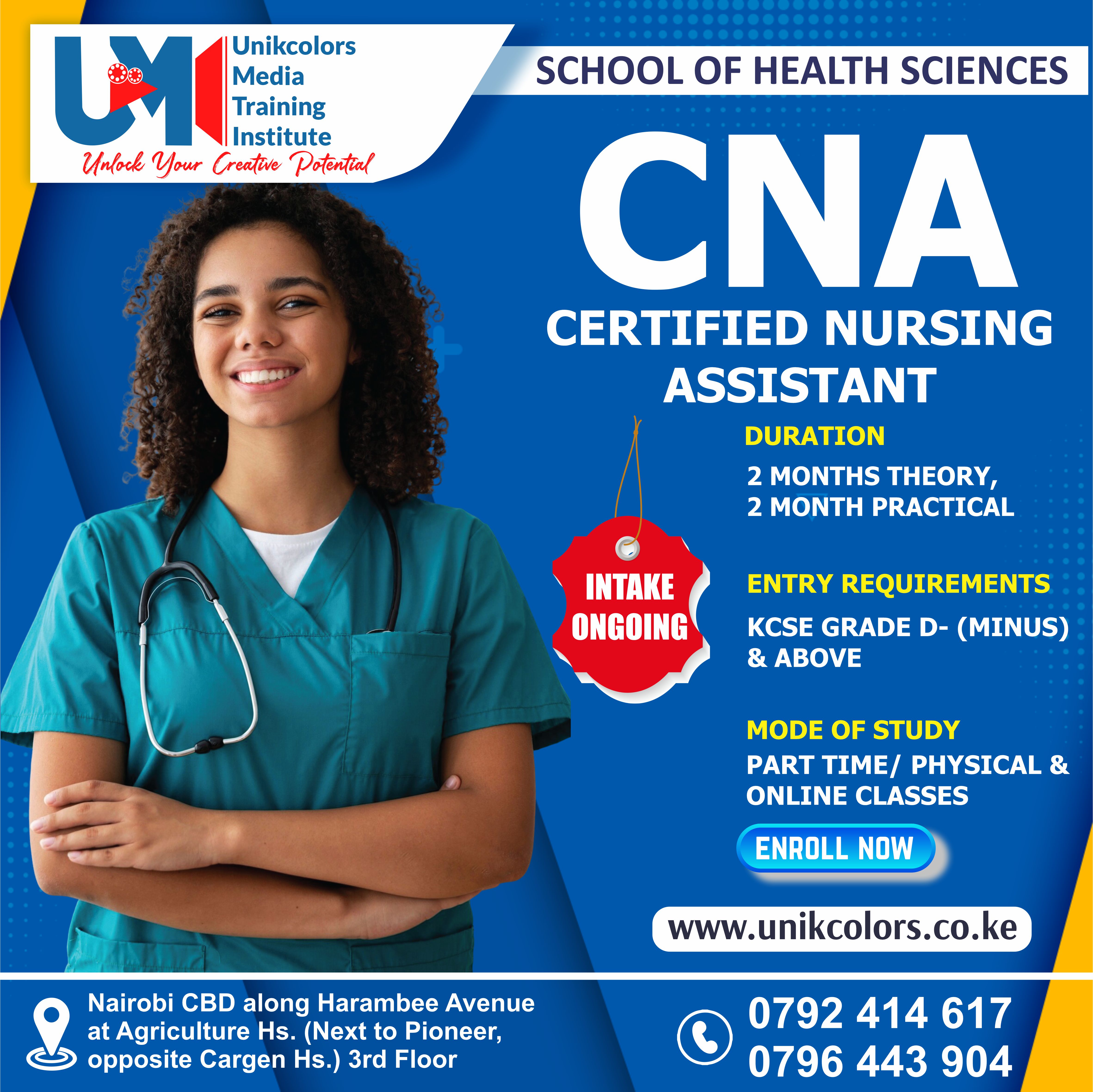 CERTIFIED NURSING ASSISTANT - CARE GIVER COURSE